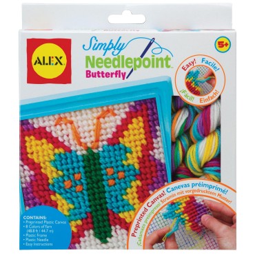 Alex Toys Craft Simply Needlepoint Butterfly Kit