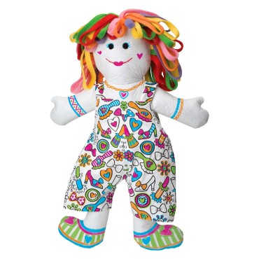 Alex Toys Color A Cuddle Washable Doll