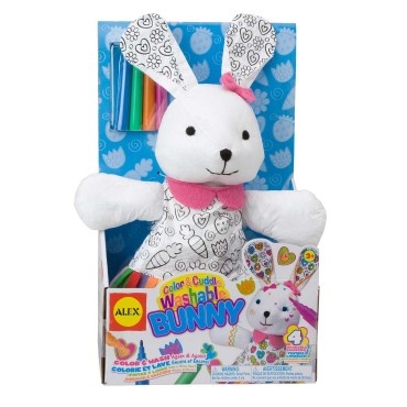Alex Toys Color A Cuddle Washable Bunny