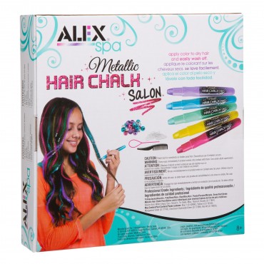 Alex Toys Spa Metallic Hair Chalk Salon