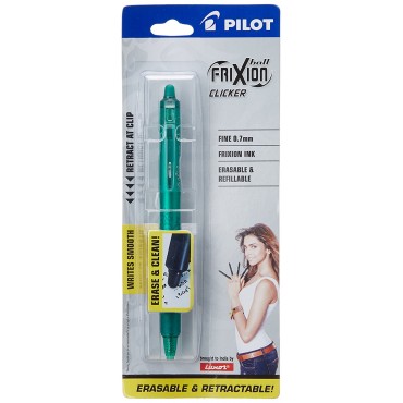 Pilot Frixion Clicker Roller Pen Green