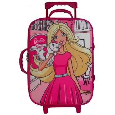 Barbie Trolley Bag Pink