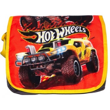 Hotwheels Printed Messenger Bag Orange