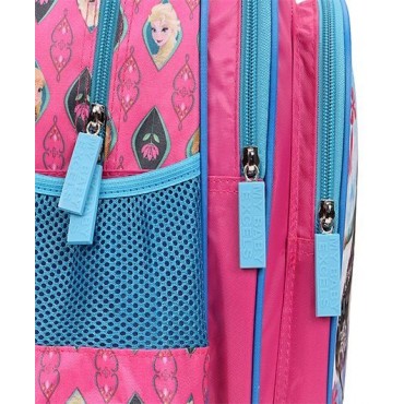 Disney Frozen Trio Pink and Blue School Bag 16 inch