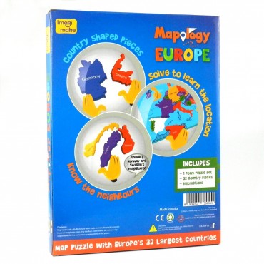 Imagimake Mapology Europe Map Puzzle