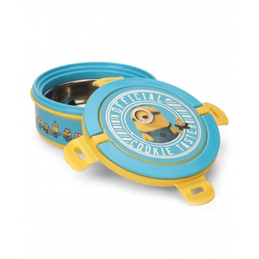 Minion Insulated Round Lunch Box Blue