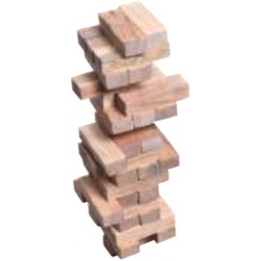 Wood O Plast Tumble Tower Classic 54 Tiles