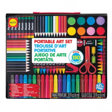 Alex Toys Artist Studio Portable Art Set with Carrying Case