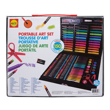 Alex Toys Artist Studio Portable Art Set with Carrying Case