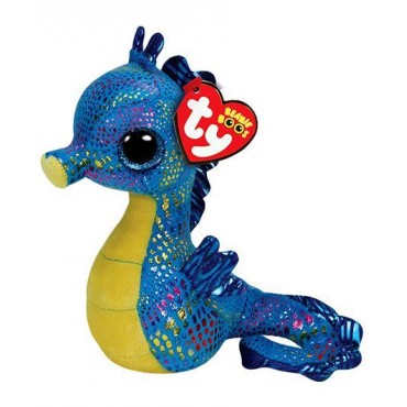 Jungly World Beanie Boo Neptune Seahorse 6 inch