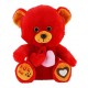 Jungly World Heartly Teddy Bear Red 10 inch