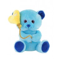 Jungly World Lovely Teddy Bear Blue 10 inch