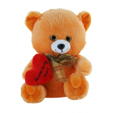 Jungly World Forever Teddy Bear Brown 10 inch