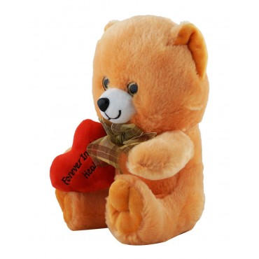 Jungly World Forever Teddy Bear Brown 10 inch