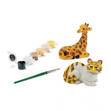 Melissa & Doug Decorate Your Own Zoo Figurines