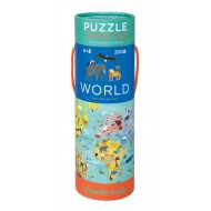 Crocodile Creek World Poster Jigsaw Puzzle