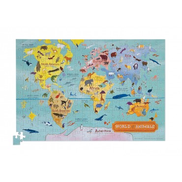 Crocodile Creek World Poster Jigsaw Puzzle