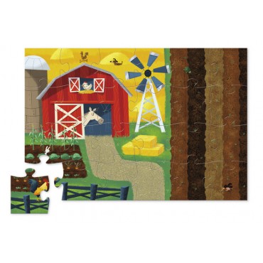 Crocodile Creek Tractor Puzzle & Play