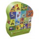 Crocodile Creek ABC Vehicle Shaped Floor Puzzle