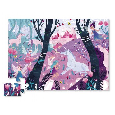 Crocodile Creek Unicorn Forest 36 Piece Jigsaw Floor Puzzle