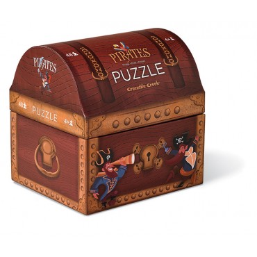 Crocodile Creek Pirates Treasure Double Fun Puzzle