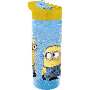 Minion Tritan Large Water Bottle 600ml Yellow Blue