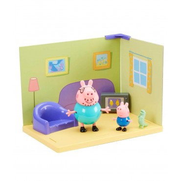 peppa pig bedroom playset