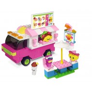 Shopkins Kinstructions Food Fair Truck Play Set 184 piece