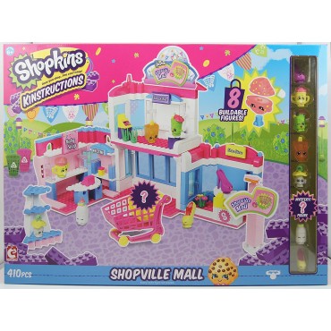 Shopkins Kinstructions Deluxe Shopville Mall 410 piece