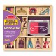 Melissa & Doug Wooden Stamp Set Princesses