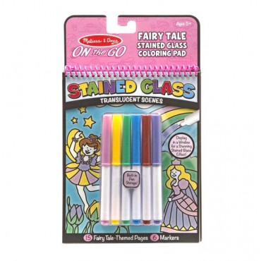 Melissa & Doug On the Go Stained Glass Fairy Tale