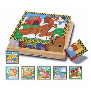 Melissa & Doug Pets Cube Puzzle