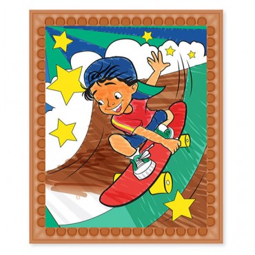 Melissa & Doug Color by Numbers Blue