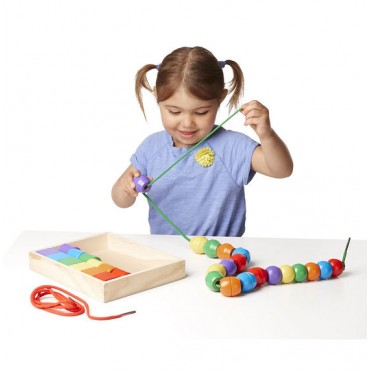 Melissa & Doug Primary Lacing Beads