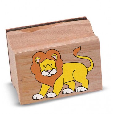 Melissa & Doug Wooden Stamp Set Safari Animals