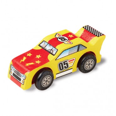 Melissa & Doug Decorate Your Own Wooden Race Car