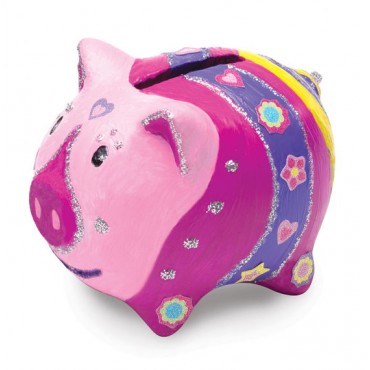 Melissa & Doug Decorate Your Own Piggy Bank