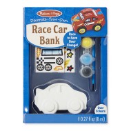 Melissa & Doug Decorate Your Own Race Car Bank