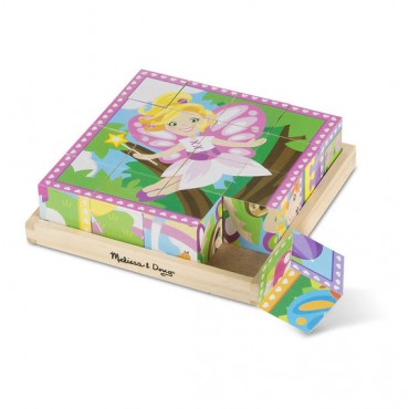 Melissa & Doug Princesses & Fairies Cube Puzzle