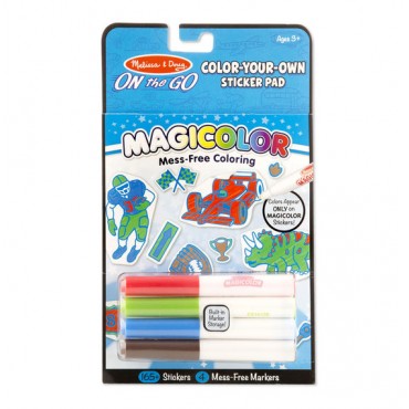 Melissa & Doug Magicolor Color Your Own Sticker Book Blue