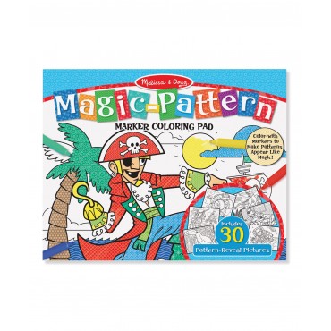 Melissa & Doug Magic Patterns Coloring Pad Blue