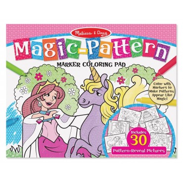 Melissa & Doug Magic Patterns Coloring Pad Pink
