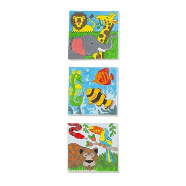 Melissa & Doug Canvas Painting Set Animals