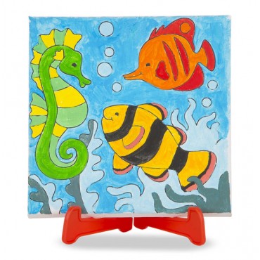 Melissa & Doug Canvas Painting Set Animals