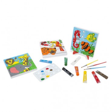 Melissa & Doug Canvas Painting Set Animals