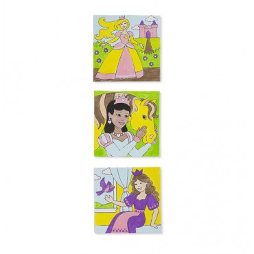 Melissa & Doug Canvas Painting Set Princess