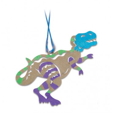 Melissa & Doug Decorate Your Own Wooden Scroll Designs Dinosaurs