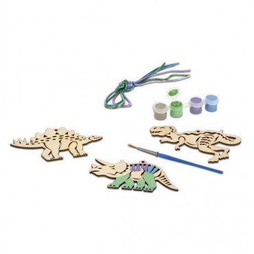 Melissa & Doug Decorate Your Own Wooden Scroll Designs Dinosaurs