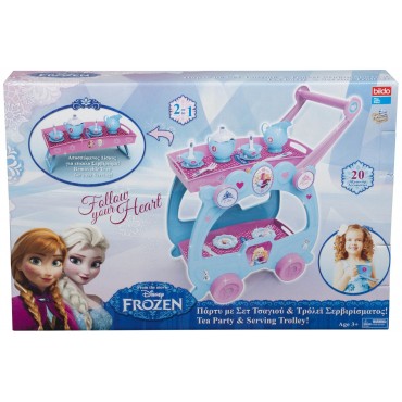 disney frozen tea trolley set