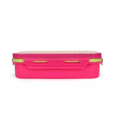 Peppa Pig Lunch Box with Spoon Fork Pink